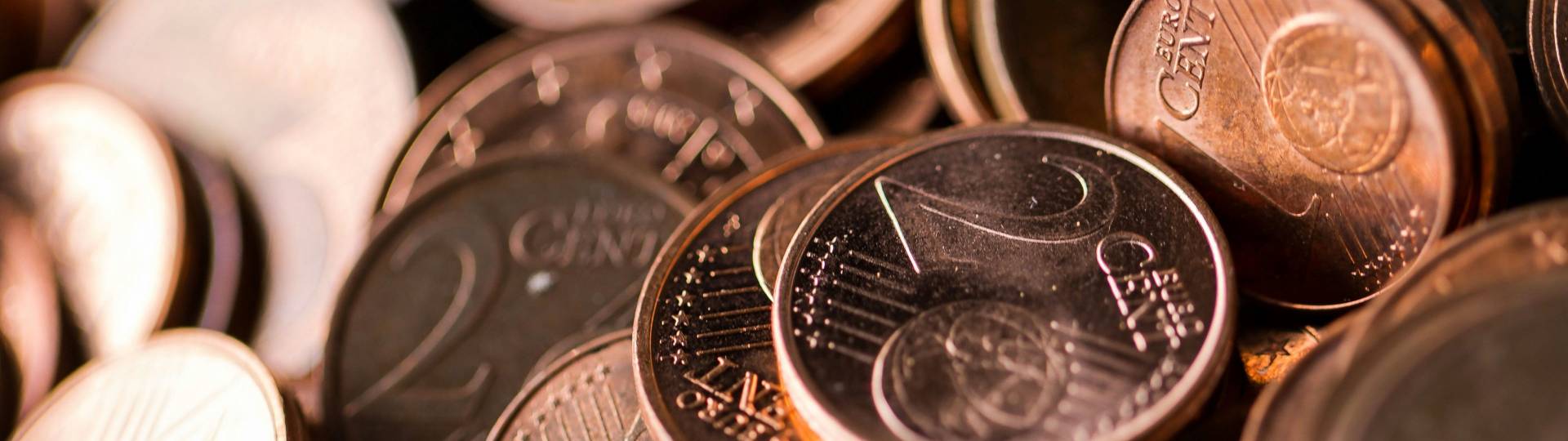 Pièces de 2 et 1 centimes d’euros