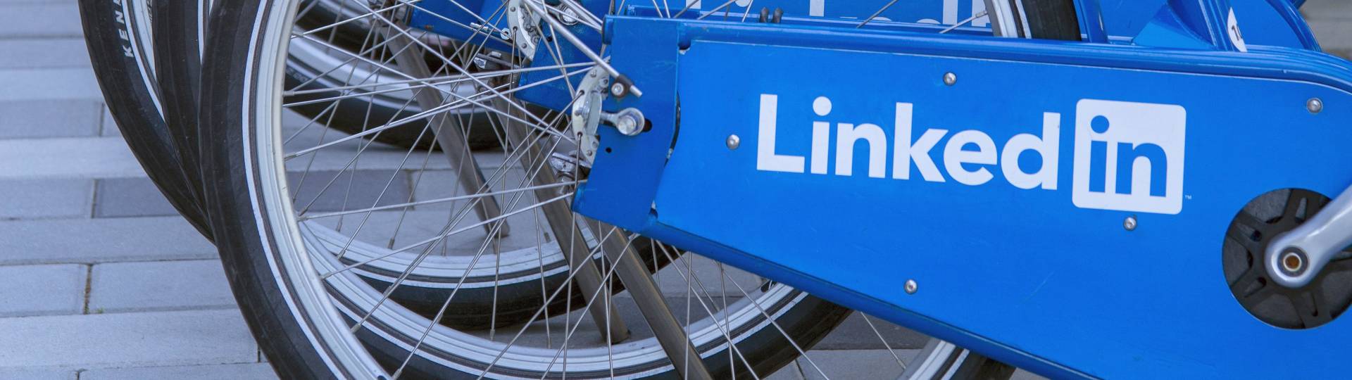 Vélo siglé Linkedin